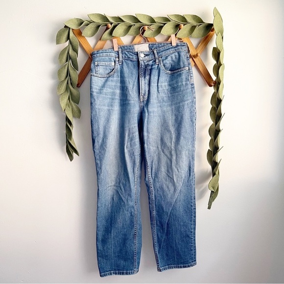 Everlane Denim - Everlane High Rise Straight Leg Jeans